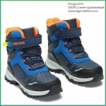 Ботинки мальчик 35092.сине-оранжевый Шаговита