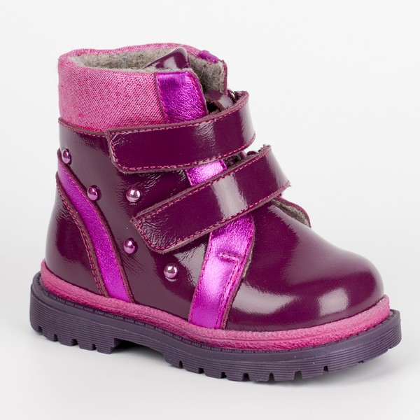 Ботинки 15139.фиолетовый наплак Детская обувь Шаговита купить оптом