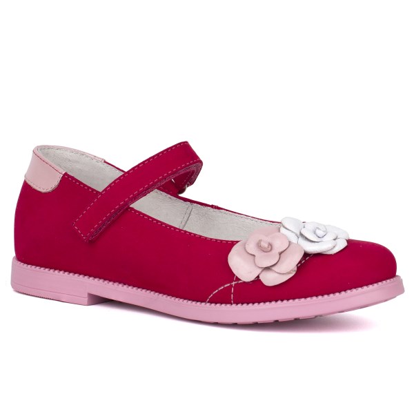 Туфли 43160.розовый нубук Детская обувь Шаговита