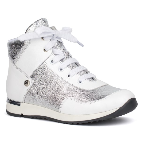 Ботинки 65132.светлый серебро Детская обувь Шаговита