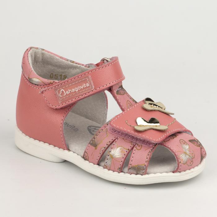 Босоножки 14190.нежно-розовый Детская обувь Шаговита купить оптом