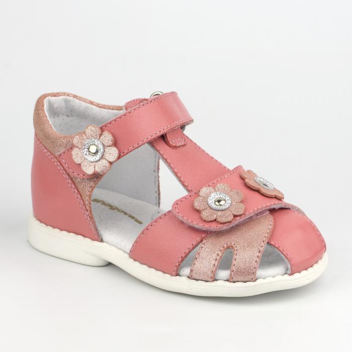 Босоножки 14184.нежно-розовый Детская обувь Шаговита