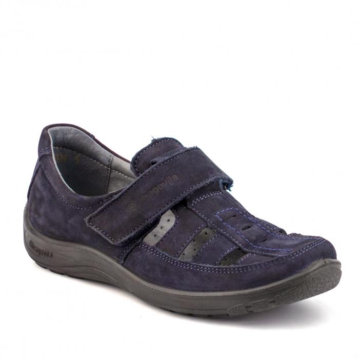 Полуботинки 51311.темно-синий нубук Детская обувь Шаговита