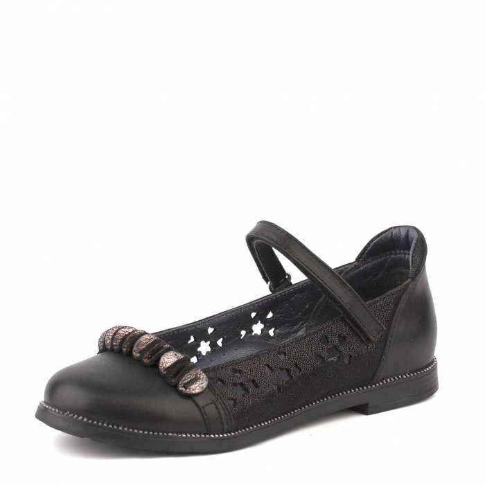 Туфли 63251-1.черный Детская обувь Шаговита