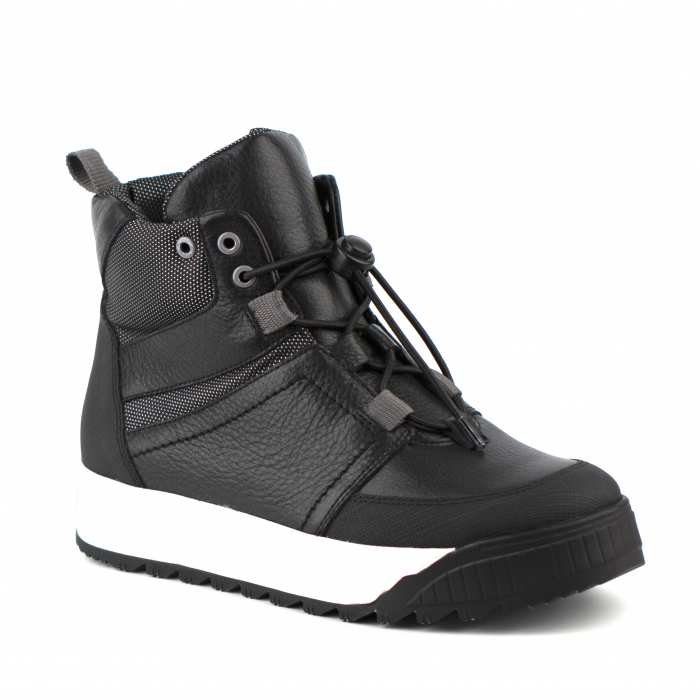 Ботинки 55296.черно-серый Детская обувь Шаговита