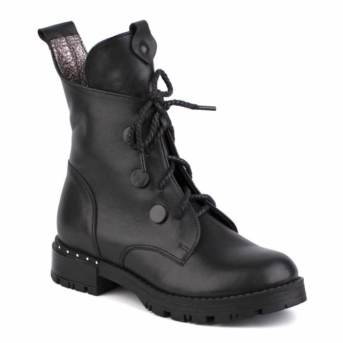 Ботинки 65194.черно-серебристый Детская обувь Шаговита купить оптом