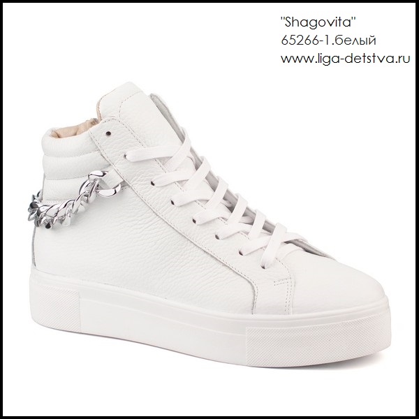 Ботинки 65266-1.белый Детская обувь Шаговита